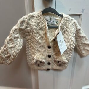 Standún Cream Cable Knit Cardigan
